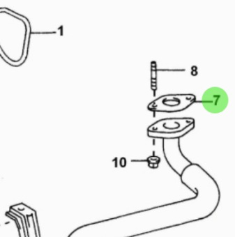Nanni Diesel 970312667 - Oil Strainer Flange Gasket for T6 Series Engines