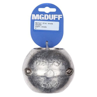 MG Duff Spherical Anode Zinc ZSA200 ø2"