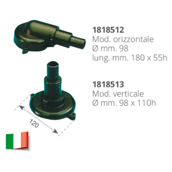 Ferrari Group Horizontal PVC Bilge Strainer