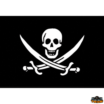 Trem Pirates Marine Flag