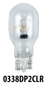 Perko 0338DP2CLR - Bulb Wedge Base 12V/9W - 2 Pcs/Blister