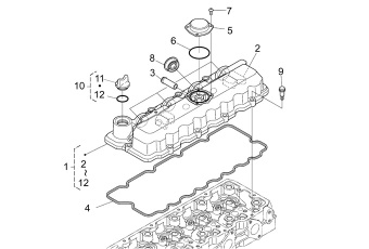 Nanni Diesel 970313561 - SEAL,INJECTION PIPE for N4.85 N4.100