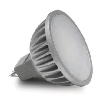 Dixplay MR16 8-35V 5W 120° Bulb - 4 Warm White LEDs - Ø50x46mm