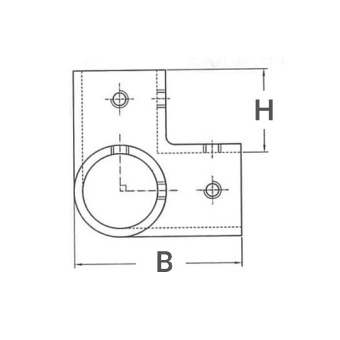 3-way Corner 22 mm