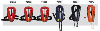 Lalizas 72081 - Sigma Inflatable Lifejacket 170N Auto+Harness, Adult, ISO 12402-3