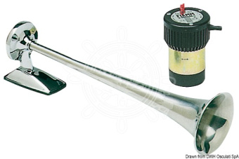 Osculati 21.469.24 - FIAMM Bora Horn With Compressor 24 V