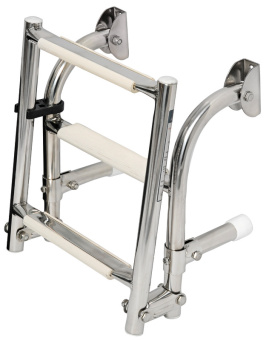 Osculati 49.572.04 - Foldable Ladder AISI316 Standard 4 Steps