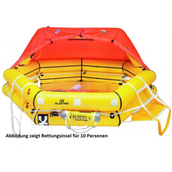 Plastimo 58757 - Liferaft Transocean ISAF BAM 8P T1A <24H CAN