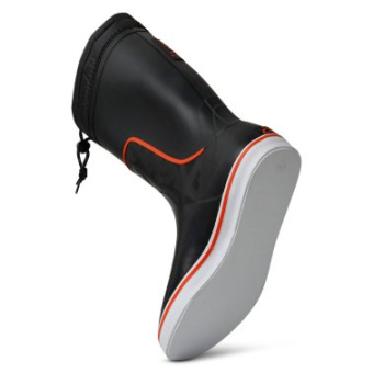 Plastimo P203644 - Typhoon Essential Sailing Boot- Tall - Black/ Solar UK5/EU38