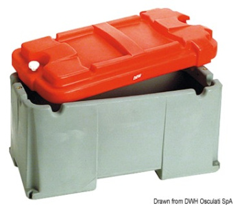 Osculati 14.544.01 - Polyethylene Marine Battery Box For 1 Battery