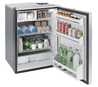 Isotherm C130RSAAT11111AA - 12/24 Cruise CR130 Elegance Teak Panel Fridge
