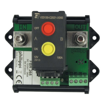 Philippi 83022650 - Remote - Controllable Battery Switch FBR 265, 12 + 24VDC