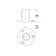 Round Base 90° 22 mm