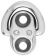 Wichard 6684 - Universal Folding Pad Eye Stainless Steel 6 mm Wichard 6684 - Universal Folding Pad Eye Stainless Steel 6 mm