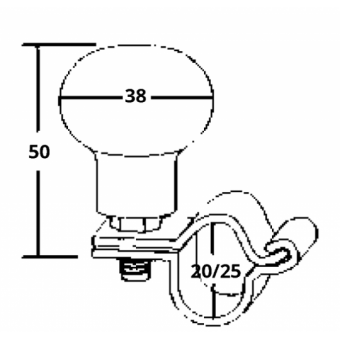 Stainless Steel Turning Knob