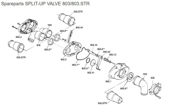 RM69 802.8 - Gasket Between Valve And Toilet Pump