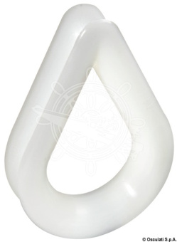 Osculati White Nylon Rope & Wire Cable Thimbles, 5–24 mm