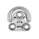 Wichard Plate With Ring 8 mm