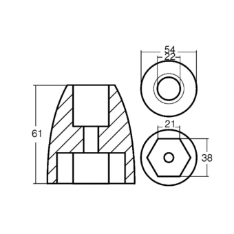 Tecnoseal Aluminium Ogive For Bravo I-II-III X-XR Engine