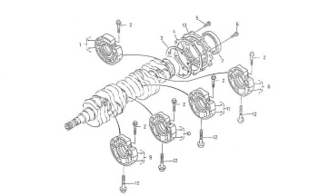 Nanni Diesel 970307920 - ASSY CASE,MAIN BRG. for 5.280HE