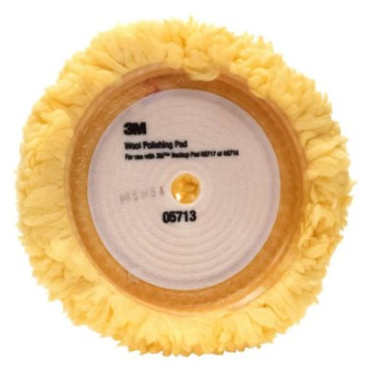 3M Yellow Superbuff Wool Polishing Pad 5713