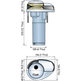 Quick FSDP2L060006A00 - DP2L 770 Windlass 350W 12V 06mm