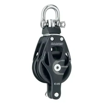 Harken 6239 - 45mm Aluminum Element Double Block Swivel, Becket