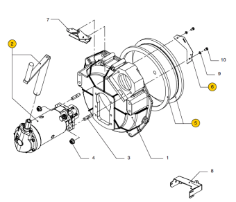 Vetus 14-8480 - Flanged Nut M12
