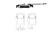 Ultraflex 43497E - A96-34.5 Tie Bars for Single Cylinder UC128-OBF, 736-873mm