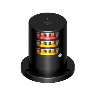 Lopolight 301-113ST+141-B-CD - Navigation Light 3NM 135° Double Yellow Tow + 3NM 135° Red Stop Light