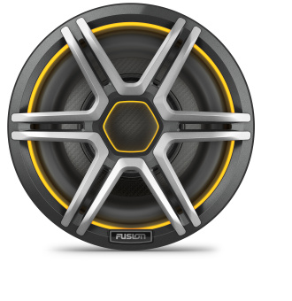 Fusion Apollo 10" Marine Subwoofer with Sports Grey Grille CRGBW LED