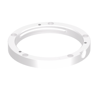 Lopolight 400-036-WH - Ultra Low Mounting Ring - White Ceramic Coated
