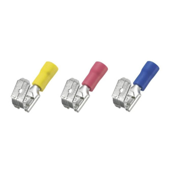 Plastimo P204589 - Insulated Piggy Back Connector Yellow Ø6,3mm For Cable 4-6 mm²