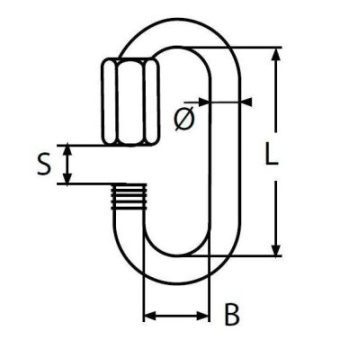 Euromarine A4 Ø5mm Quick Link