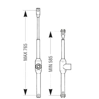 Allpa Stainless Steel Handle-operated Turnbuckle With Winchhandle Operation, With Stainless Steel Spindle