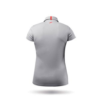 Plastimo 70321 - Women's UVActive Zip Sports Polo - Grey - Size M