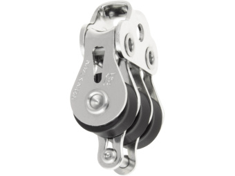 Ronstan RF15312 Series 15 Ball Bearing Triple Block with Becket and Loop Top