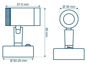 Talamex LED Reading Lamp With Dimmer 10-16V