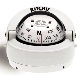 Ritchie Explorer S-53 Compass Surface Mount - White