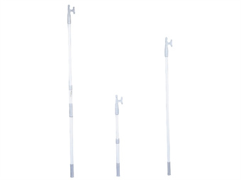 Aluminum White Boat Hooks Nuova Rade 130-200 cm