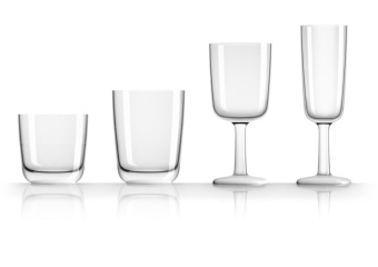 Palm Marc Newson White Whisky Glass