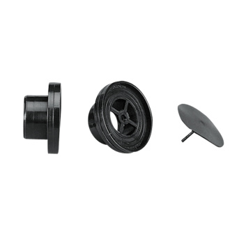 Nuova Rade 45393 - Drain Plug With Non-Return Valve F/Thru-Hull, Ø25mm, Black