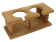 Eude Wineglass Holder Duo 21.5x9x9.5cm