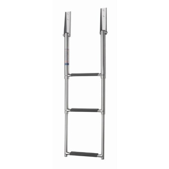 Vetus SLT3A - Telescopic Staircase, Stainless Steel AISI 316, 3 Steps, Height 880mm