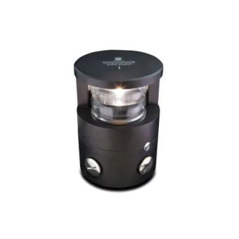 Lopolight 300-138-B-CD - Navigation Light 6NM 225° White, Masthead, Double, Black Anodized