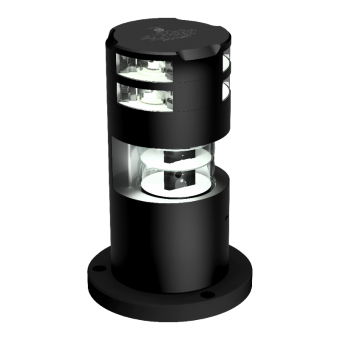 Lopolight 300-138+140+112G2STB - Navigation Light 6NM Masthead Double + 3NM 360° White + Panama Steering