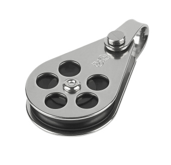 Schaefer 33-03 Stainless Steel Wire Block With Aluminum Sheave 37 mm