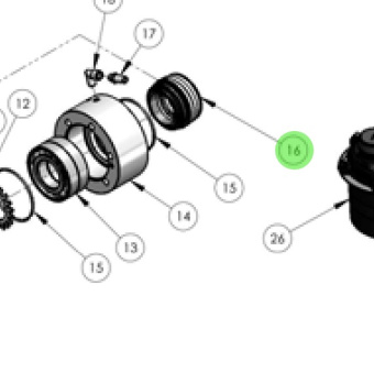 Alamarin Jet T5000000 - Mechanical Seal for Jet-288 Water Jets