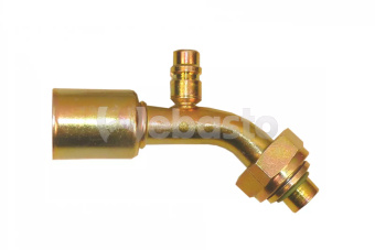 Webasto 6280110FG134A - Crimp Fitting Female 1/2 Inch 45 Degrees Rotalock Valve 1 14uns 2B (Previous: 80110FG134)