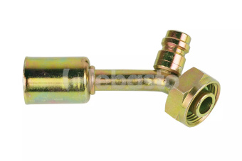 Webasto 6280108FG125A - Crimp Fitting Female 13/32 Inch 45 Degrees Rotalock Valve 1 Inch 14uns 2B